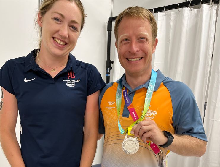 David with commonwealth games medal